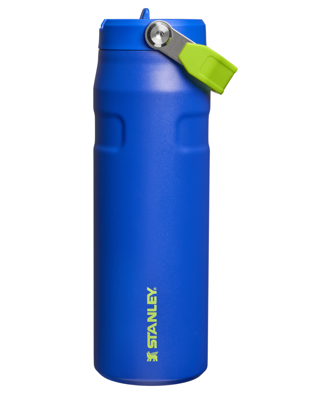 The IceFlow™ Bottle Flip Straw 2.0 0.7L / 24oz The IceFlow™ Bottle Flip Straw 2.0 0.71L / 24oz - Cobalt Chartreuse