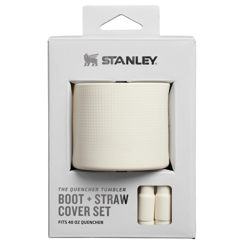 The Quencher Boot + Straw Topper 40oz The Quencher Boot + Straw Topper 40oz - Cream