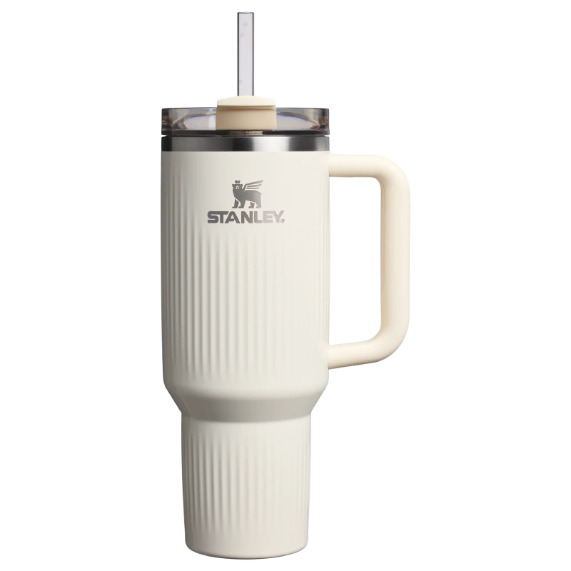The Quencher H2.O Fluted Tumbler 1.18L / 40oz The Quencher H2.O Fluted Tumbler 1.18L / 40oz - Cream Gloss