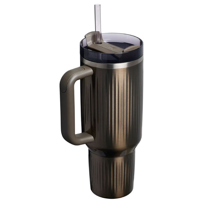 The Quencher H2.O Fluted Tumbler 1.18L / 40oz The Quencher H2.O Fluted Tumbler 1.18L / 40oz - GunMetal Shine