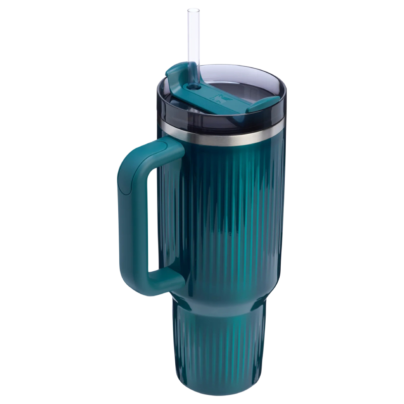 The Quencher H2.O Fluted Tumbler 1.18L / 40oz The Quencher H2.O Fluted Tumbler 1.18L / 40oz - Marina Shine