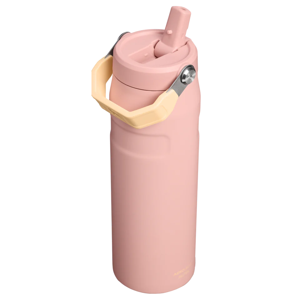 The IceFlow™ Bottle Flip Straw 2.0 0.7L / 24oz The IceFlow™ Bottle Flip Straw 2.0 0.7L / 24oz - Peach Rose