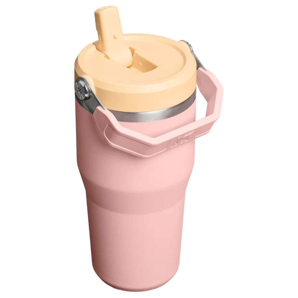 The IceFlow™ Flip Straw 2.0 Tumbler 0.6L / 20oz The IceFlow™ Flip Straw 2.0 Tumbler 0.6L / 20oz - Peach Rose