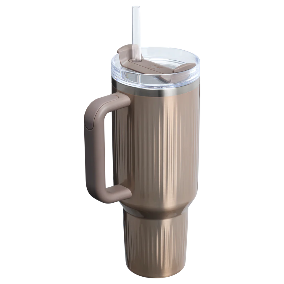 The Quencher H2.O Fluted Tumbler 1.18L / 40oz The Quencher H2.0 Fluted Tumbler 1.18L / 40oz - Pale Gold Shine