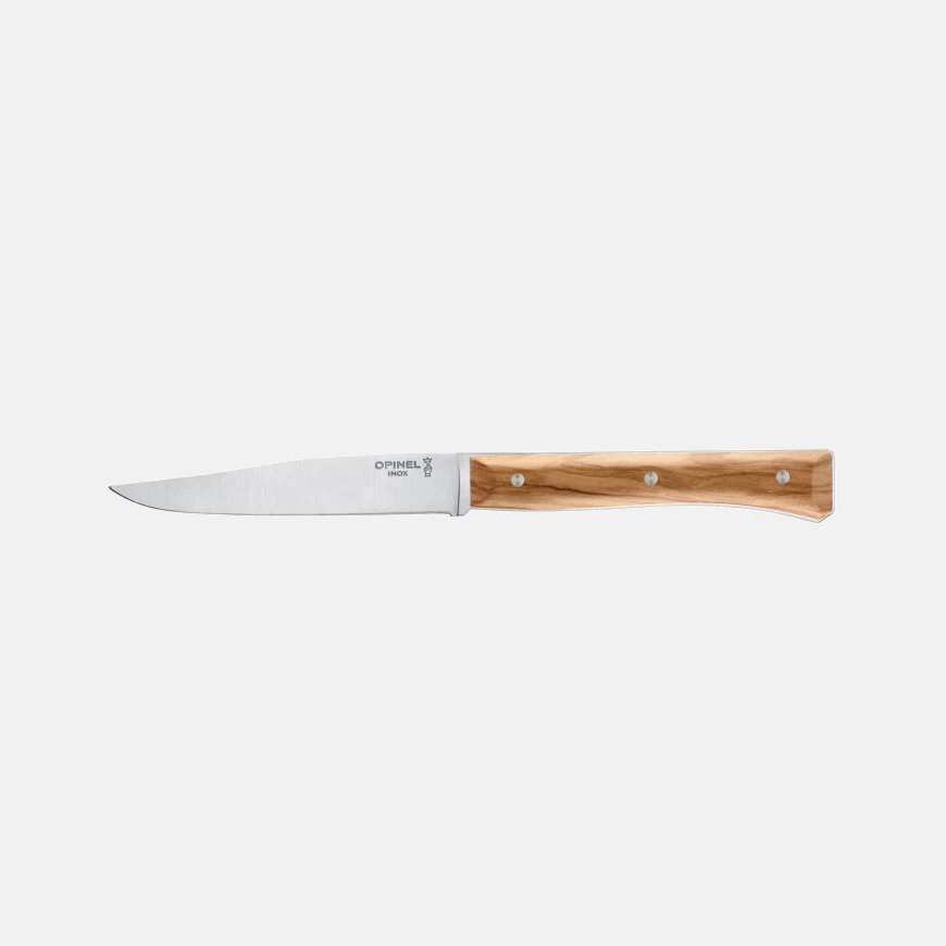 Facette Table Knives - Set of 4 - Olivier Set of 4 Facette Olive Wood table knives
