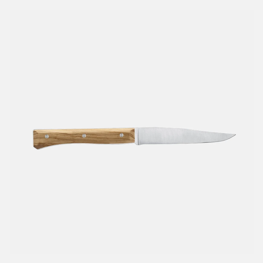 Facette Table Knives - Set of 4 - Olivier Set of 4 Facette Olive Wood table knives