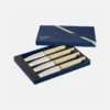 Facette Table Knives - Set of 4 - Olive Set of 4 Facette Ash table knives