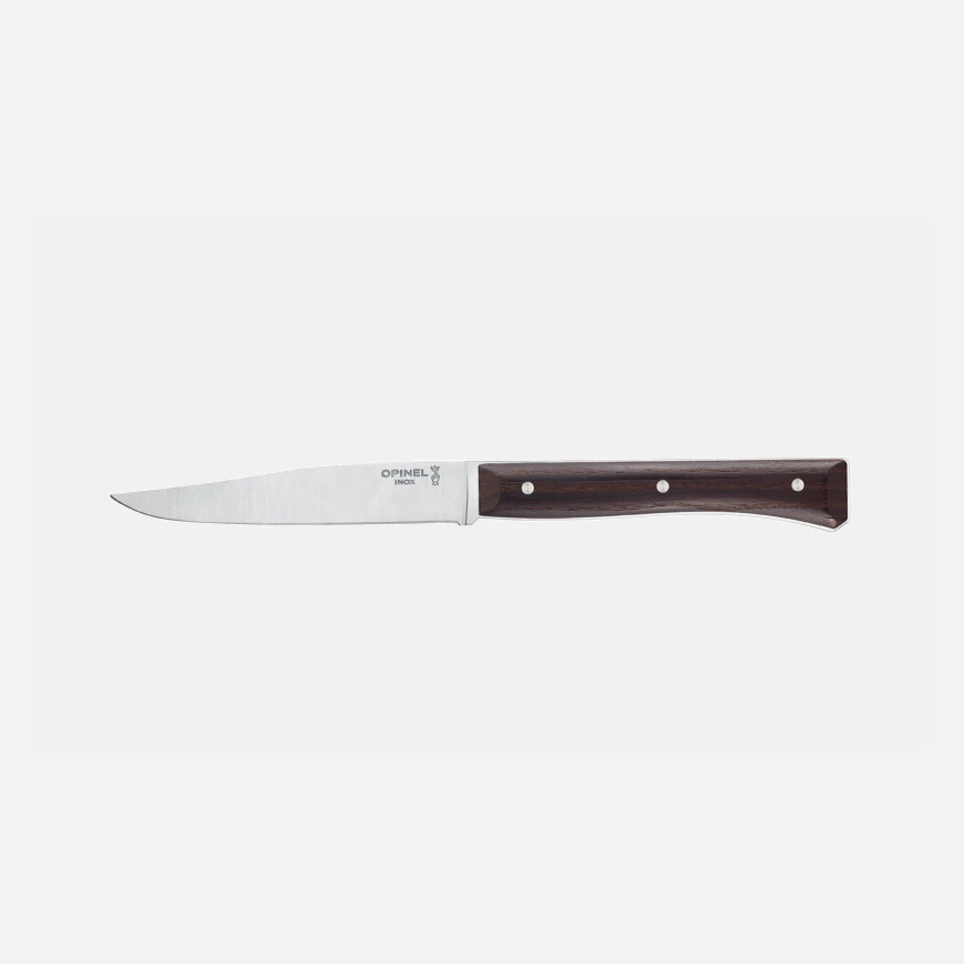 Facette Table Knives - Set of 4 - Thermo Heated Set of 4 Facette Dark Ash table knives