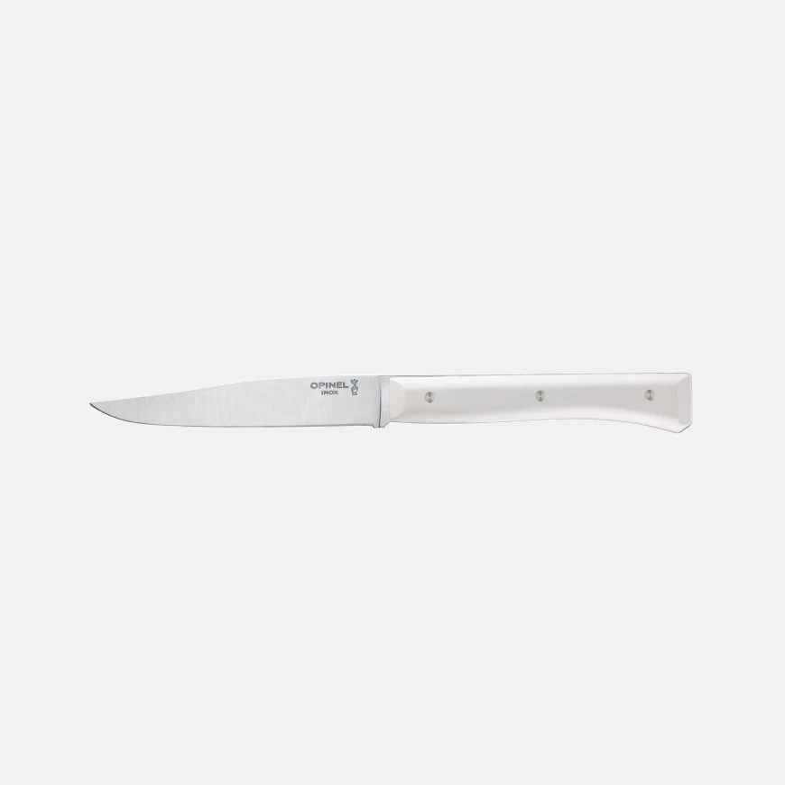 Facette Table Knives - Set of 4 - White Set of 4 Facette White table knives