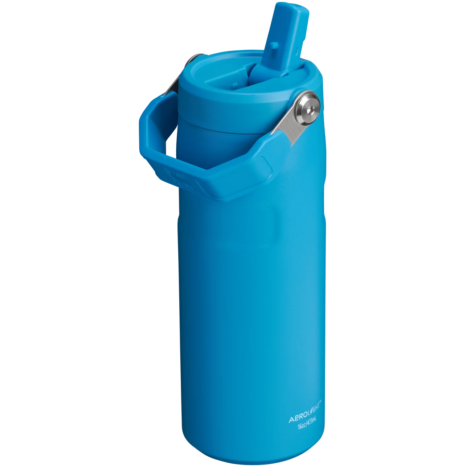 The IceFlow™ Bottle Flip Straw 2.0 0.47L / 16oz IceFlow™ Bottle Flip Straw 2.0 | 0.47L - Azure