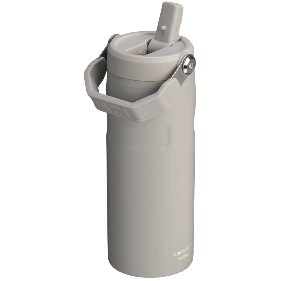 The IceFlow™ Bottle Flip Straw 2.0 0.47L / 16oz The IceFlow™ Bottle Flip Straw 2.0 0.47L / 16oz - Ash