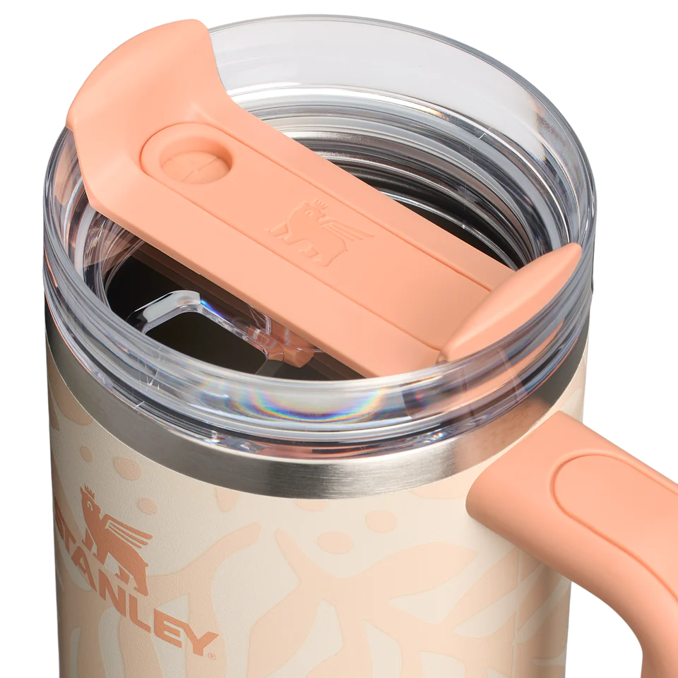 The Quencher H2.0 FlowState™ Tumbler 0.89L / 30oz Quencher® H2.O Flowstate™ Tumbler | 0.89L - Apricot Palms