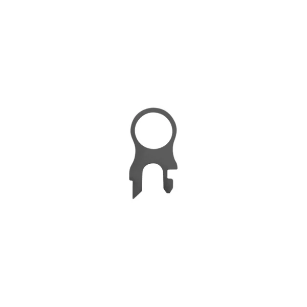 Quick-Release Lanyard Ring-Black - PKG