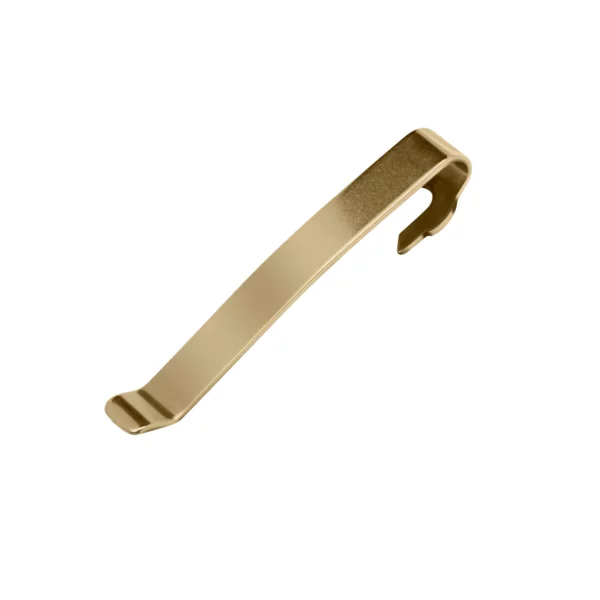 Quick-Release Pocket Clip-Brass Pvd - PKG