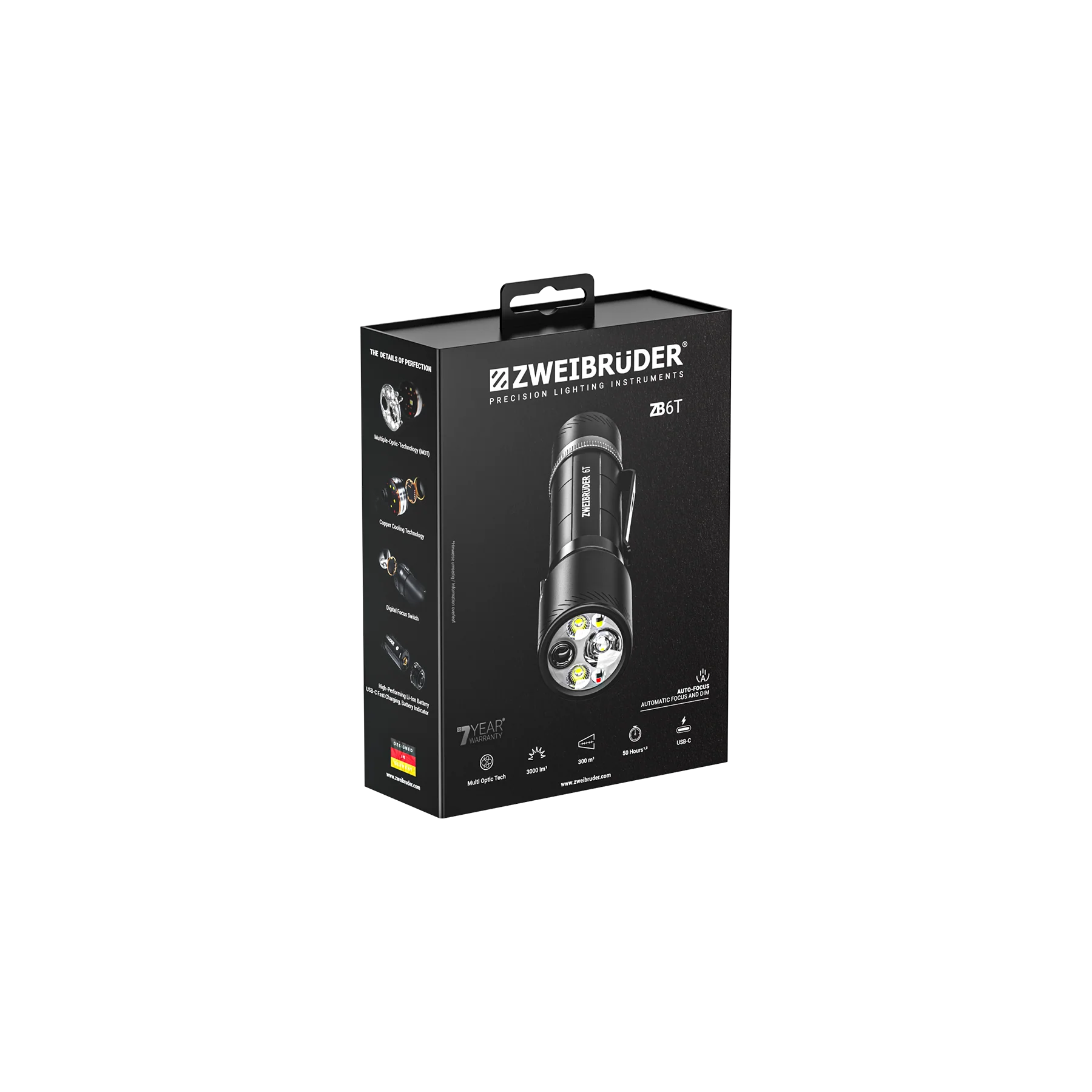 Zweibrüder ZB6T Torch 3000 lumens Zweibrüder ZB6T Torch 3000 lumens