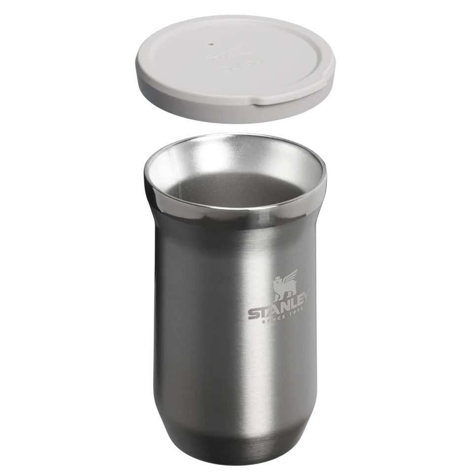 Classic Terere Mate Mug | 0.2L The Classic Terere' Mate Mug - Stainless Steel Ash
